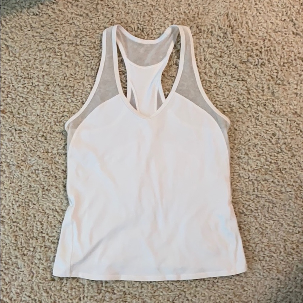 Lululemon mesh racerback tank top